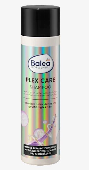 Balea Professional šampūns Plex care, ķīmiski apstrādātiem un bojātiem matiem, 250 ml